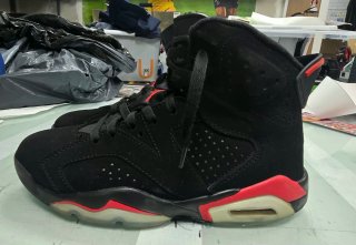 Jordan 6 Negro/Rojo