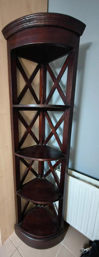 Mueble esquinero de madera 1.80 de alto