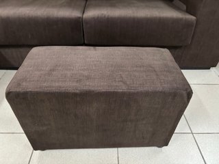 Sofá chesslong extraíble reclinable con puff
