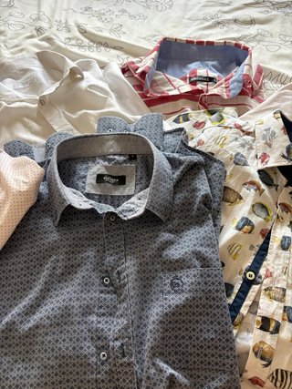 6 Camisas Hombre Talla L