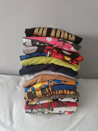 Pack 17 Camisetas Manga Larga Niños