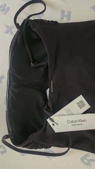 Bañador Negro Calvin Klein Mujer