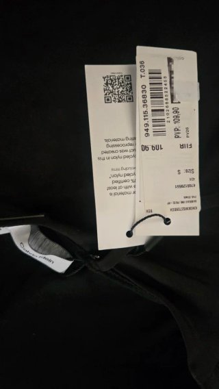 Bañador Negro Calvin Klein Mujer