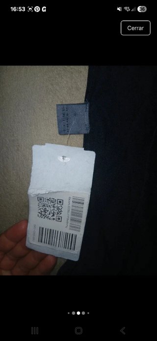 Vestido negro y blanco