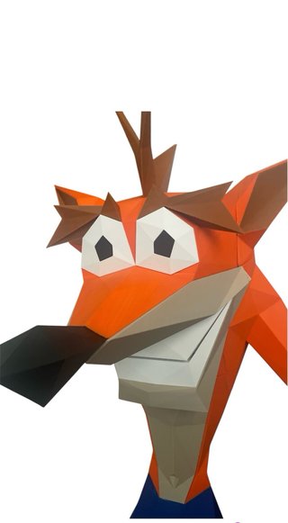 Crash Bandicoot Low Poly XXL - 1 Metro
