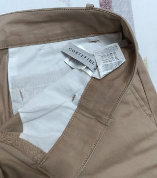 Bermudas mujer color beige