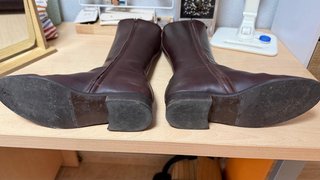 Botas de montar piel marrón