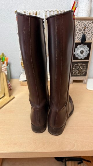 Botas de montar piel marrón