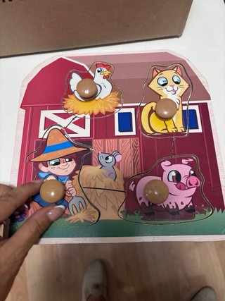 Puzzle infantil granja