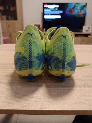 Botas de fútbol Puma ultra verdes/amarillas