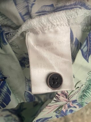 Camisa Hawaiana Estampada Talla L