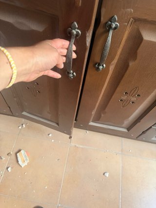 Cocina de madera maciza