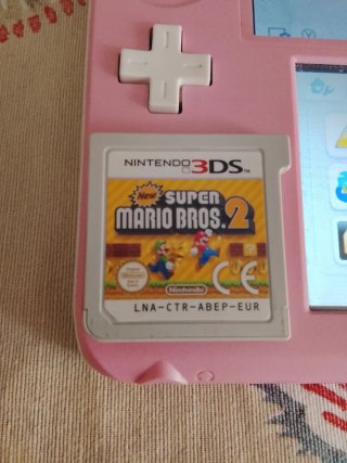 Nintendo 2DS Rosa + Caricatore + Super Mario Bros. 2