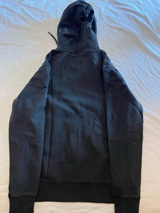 Sudadera Superdry negra grisácea con cremallera