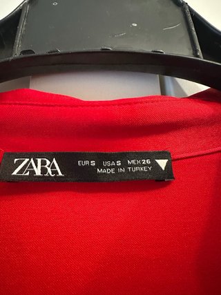 Vestido Zara Rojo Talla S