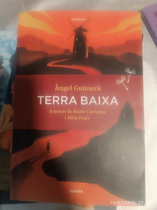 Libro Terra Baixa Àngel Guimerà