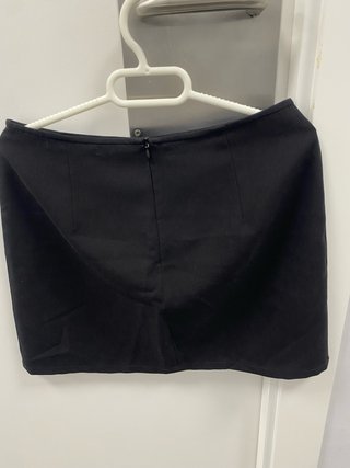 Falda mini Zara Talla 38 Negra