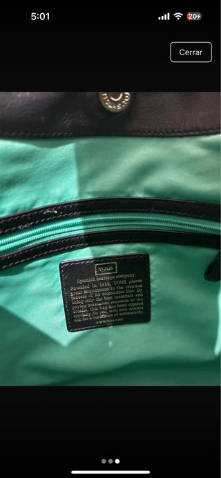 Bolso Tous Negro y Marrón