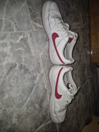 Zapatillas Nike Court Vision Low Blancas/Rojas