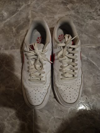Zapatillas Nike Court Vision Low Blancas/Rojas