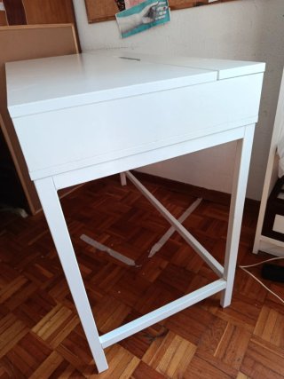 Escritorio Ikea Alex Blanco y Madera, 100x 48.