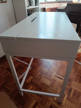 Escritorio Ikea Alex Blanco y Madera, 100x 48.