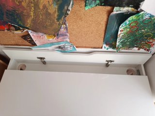 Escritorio Ikea Alex Blanco y Madera, 100x 48.