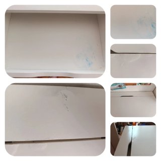 Escritorio Ikea Alex Blanco y Madera, 100x 48.
