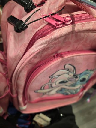Mochila rosa infantil Stitch