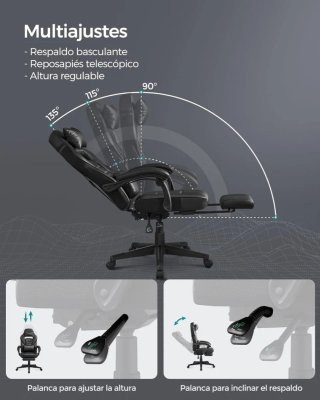 Silla Gaming Negra