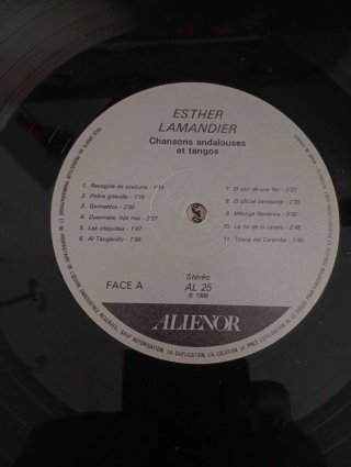 Esther Lamandier - Chansons Andalouses et Tangos