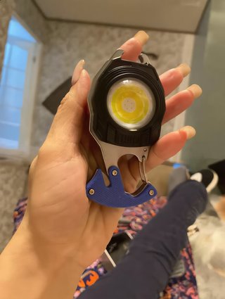 Linterna LED COB Recargable Llavero