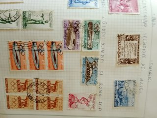 Lotto 12 Francobolli Italiani 1961