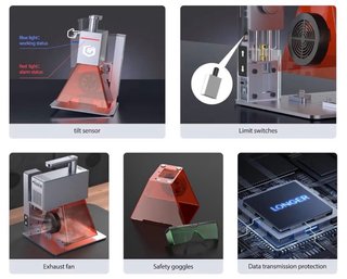 Grabador láser portátil Nano – alta velocidad de 5