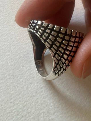 Anillo Sello Plata 925 Maciza Hombre 10,63g