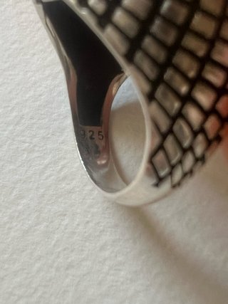 Anillo Sello Plata 925 Maciza Hombre 10,63g