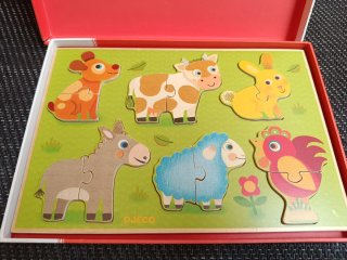 Lote de 3 juegos infantiles (Goula, Djeco)