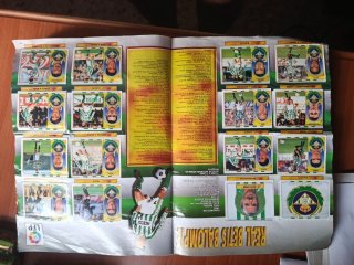 Album Cromos Liga 96-97 Faltan 20 cromos.
