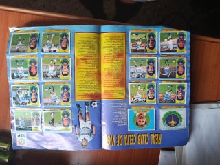 Album Cromos Liga 96-97 Faltan 20 cromos.