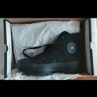 Converse Botas Negras Suela Track Talla 37.5