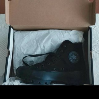 Converse Botas Negras Suela Track Talla 37.5