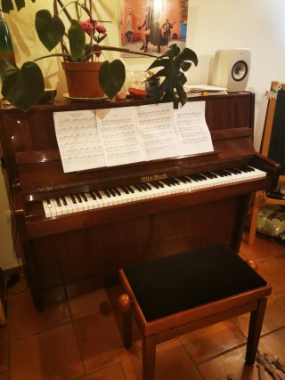 Piano Otto Bach de pared