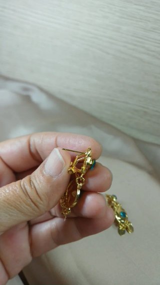 Pendientes Vintage Chapado Oro 18k Circo