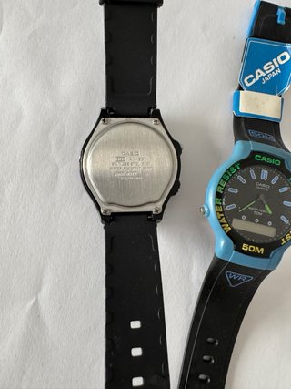 Lote 2 Relojes Casio (Azul/Negro)