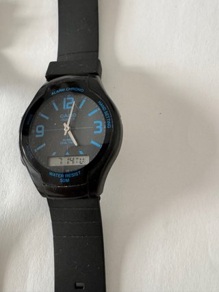Lote 2 Relojes Casio (Azul/Negro)