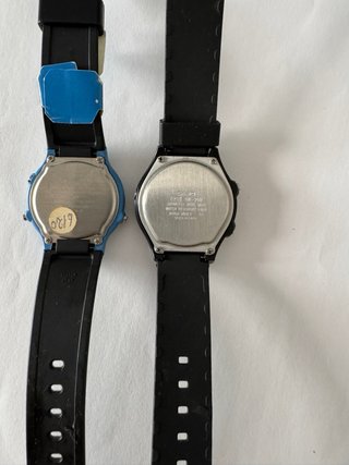Lote 2 Relojes Casio (Azul/Negro)