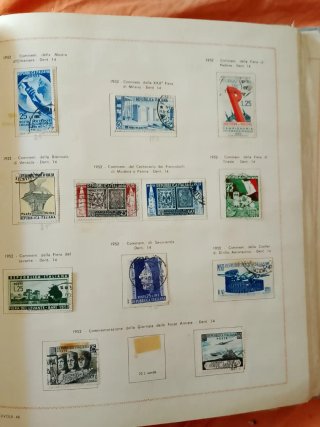 Album Francobolli Italiani 1951-1952