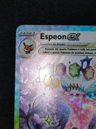 Carta Pokémon Espeon EX Teracristal 155 Pre Ita Nm