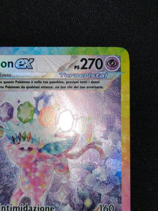 Carta Pokémon Espeon EX Teracristal 155 Pre Ita Nm