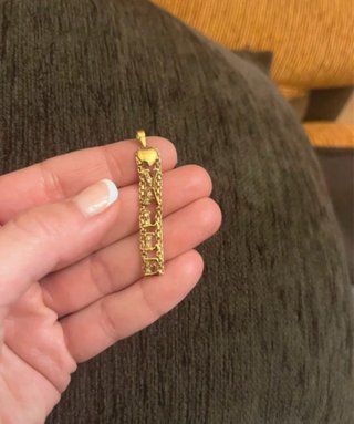 Colgante oro nombre personalizado